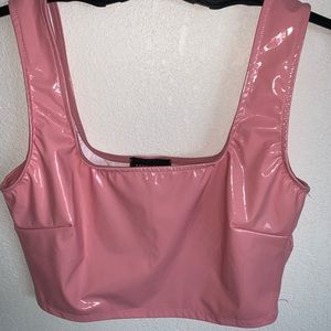 💖🎀Pink Latex Top🎀💖